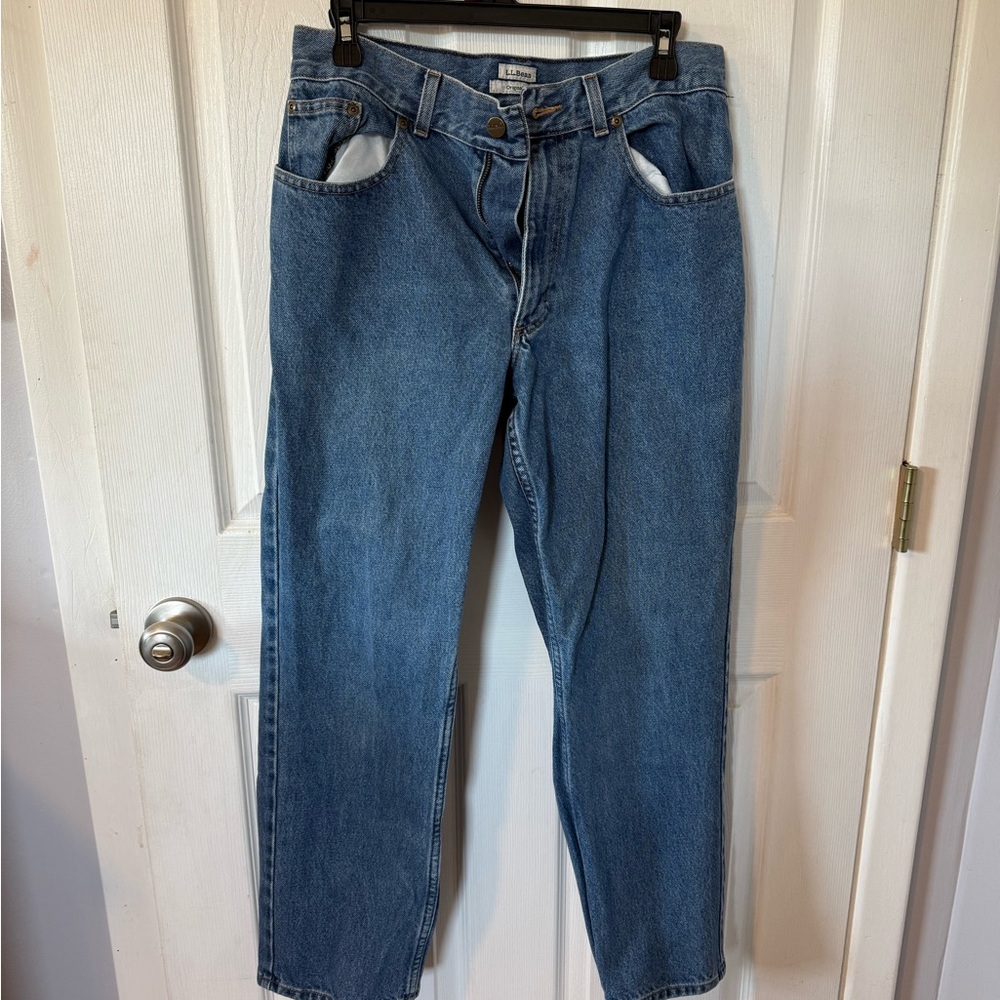 L.L. Bean Relaxed Fit Blue Jeans